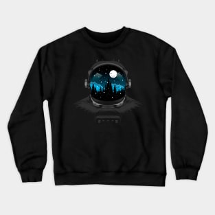 Astronaut crystal snow Crewneck Sweatshirt